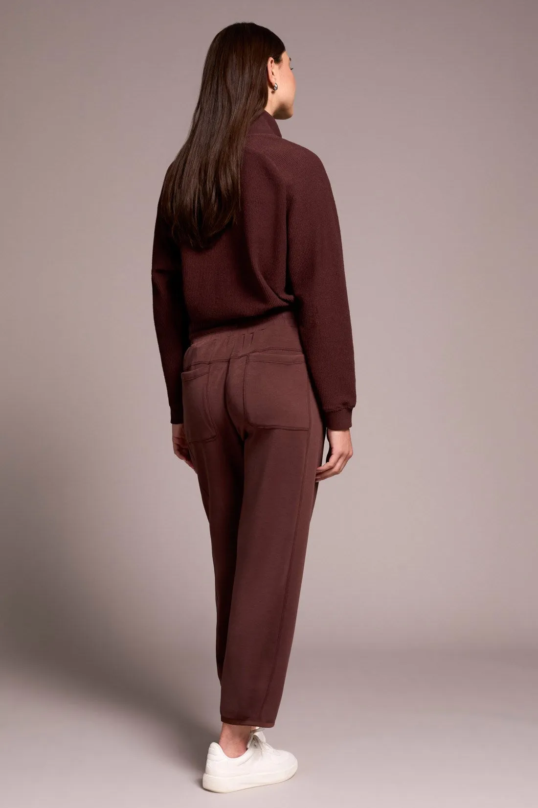 Butter Soft High Waisted Joggers-Cocoa sold by Tribal product image thumbnail 3