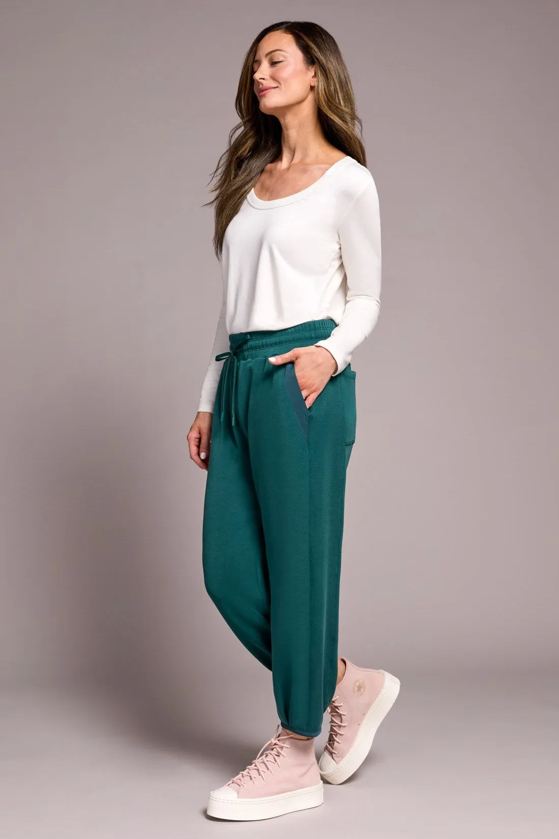Butter Soft High Waisted Joggers-Silverpine sold by Tribal product image thumbnail 2