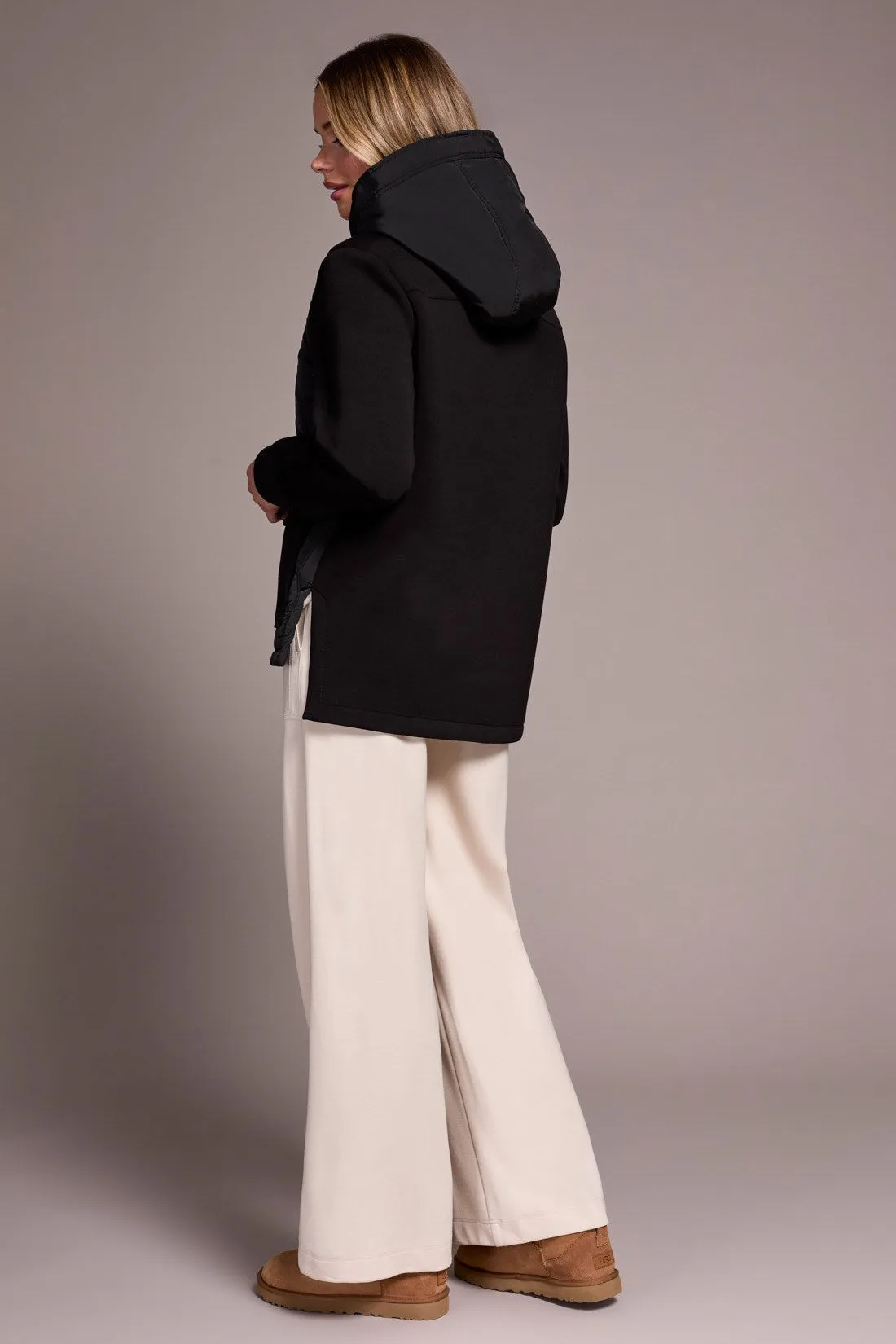 Quilted-Front Combo Puffer Coat-Black sold by Tribal product image thumbnail 4