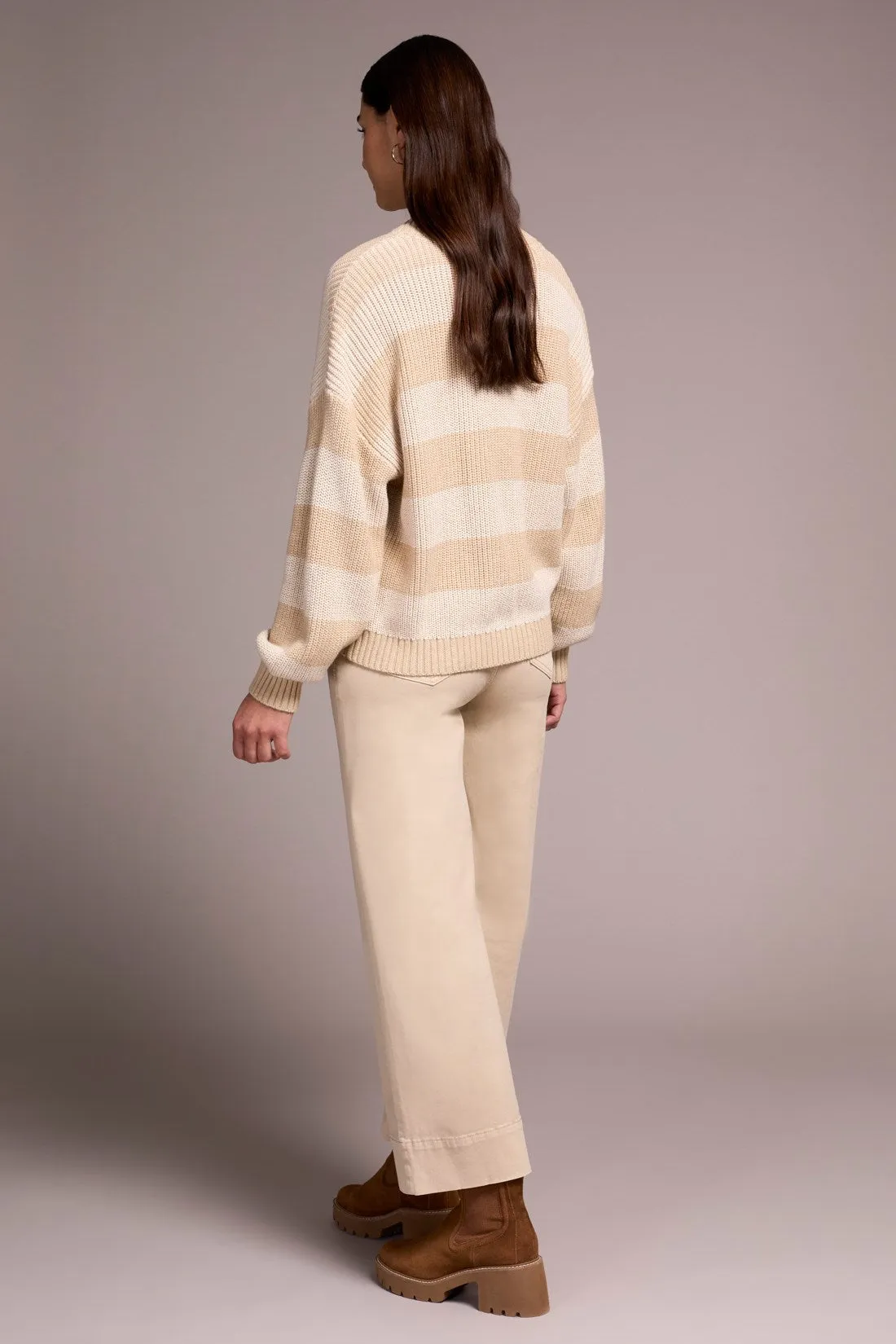 Buttoned-Front Sweater Cardigan-H latte sold by Tribal product image thumbnail 4