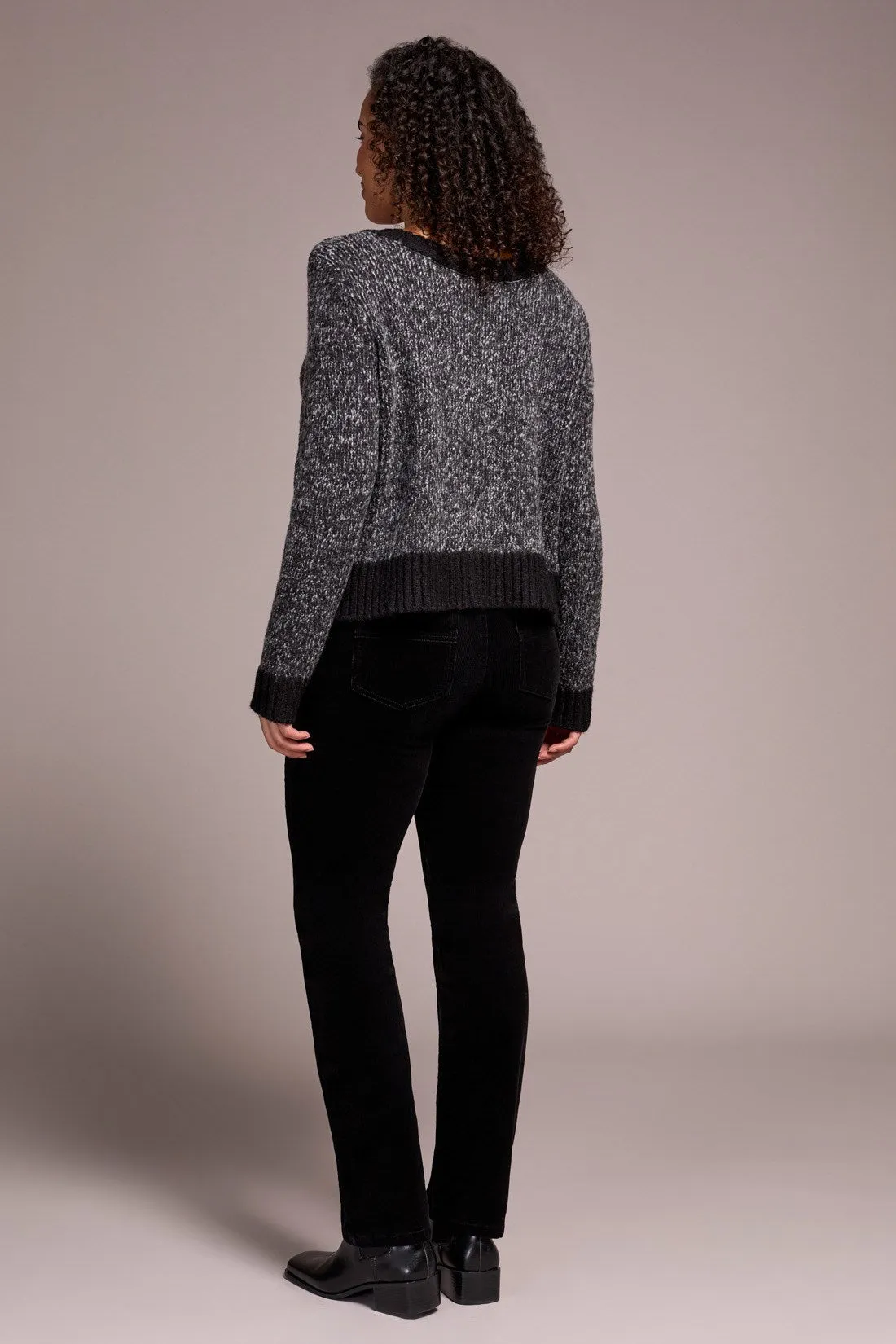 Stripe Long-Sleeve Reversible Sweater-Black sold by Tribal product image thumbnail 4