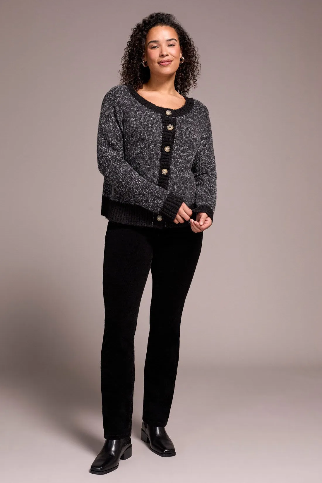 Stripe Long-Sleeve Reversible Sweater-Black sold by Tribal product image thumbnail 2