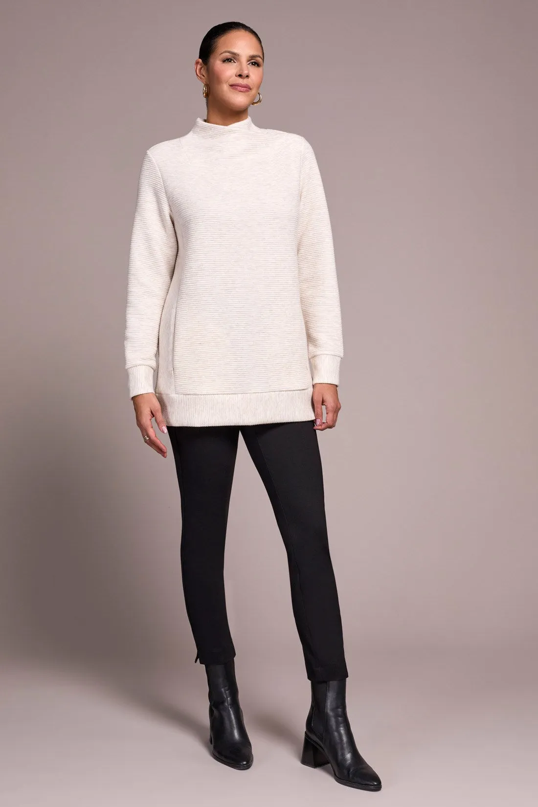 Long-Sleeve Tunic With Invisible Pockets-Sandstone sold by Tribal product image thumbnail 2