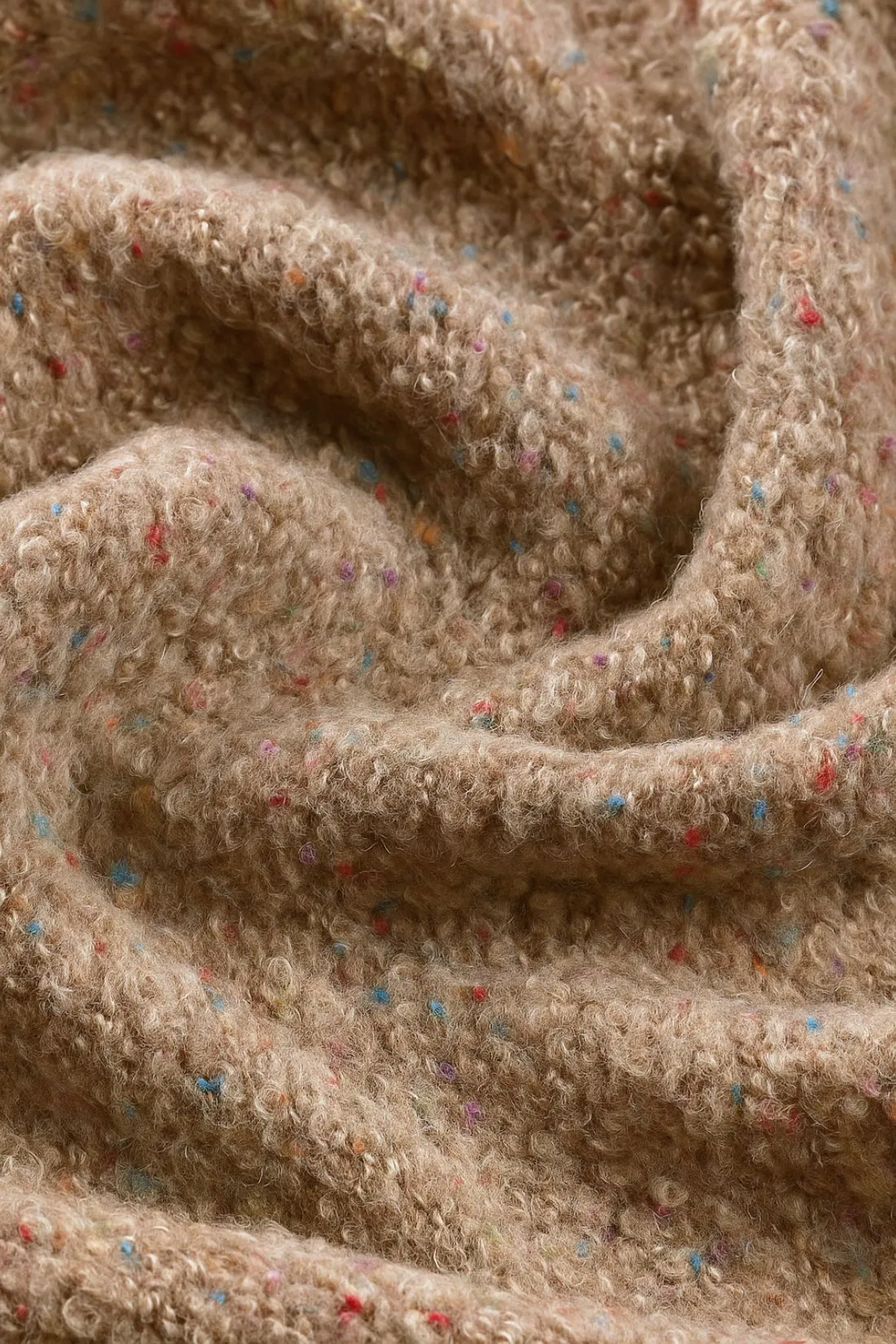 Boucle Long-Sleeve Crew Neck Sweater-Icelatte sold by Tribal product image thumbnail 4