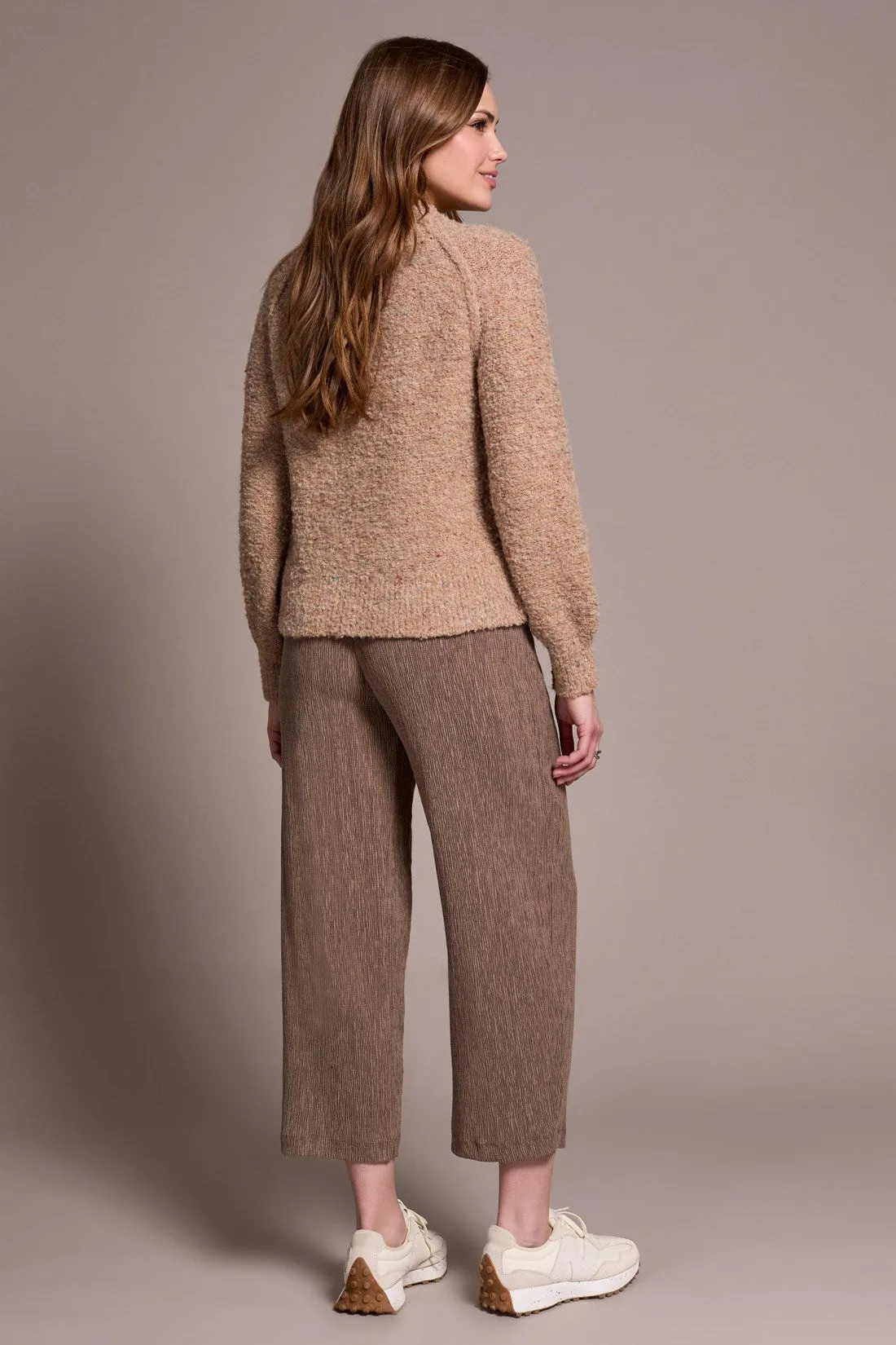 Boucle Long-Sleeve Crew Neck Sweater-Icelatte sold by Tribal product image thumbnail 3