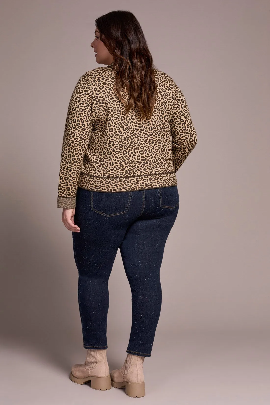 Double Knit Long-Sleeve Sweater Cardigan-Ice latte sold by Tribal product image thumbnail 2