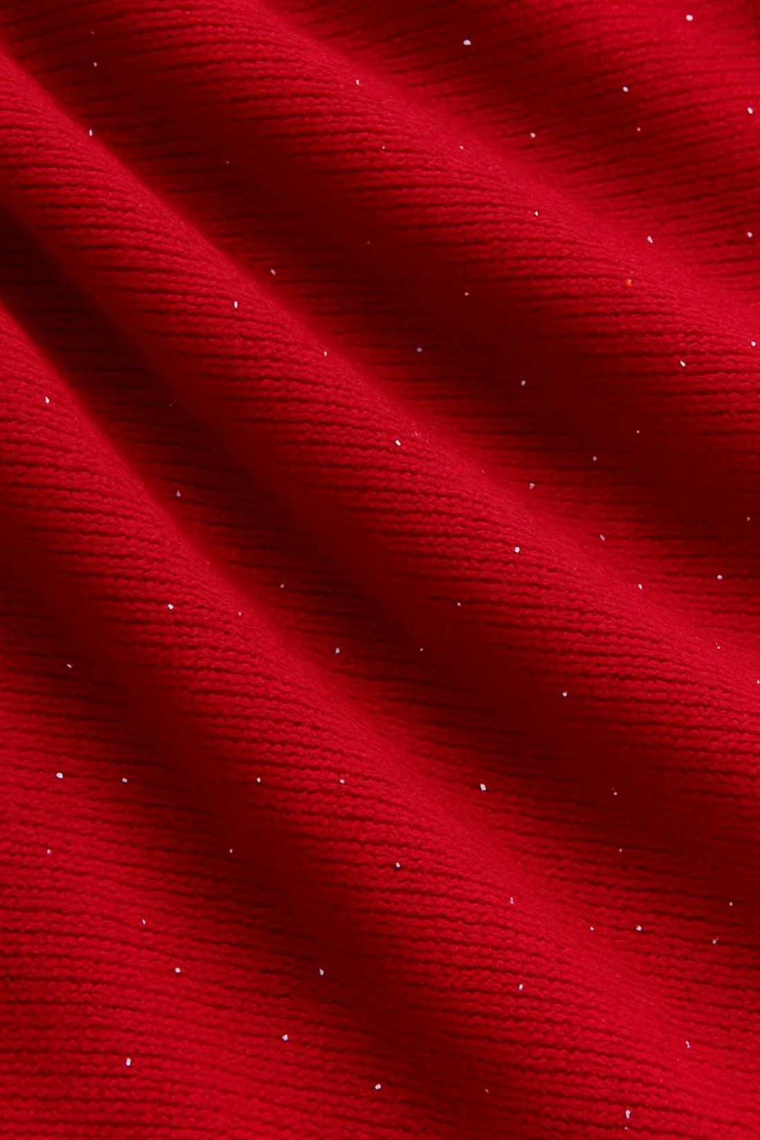 Shimmer Knit Drop Shoulder Turtleneck Sweater-Carmine sold by Tribal product image thumbnail 5