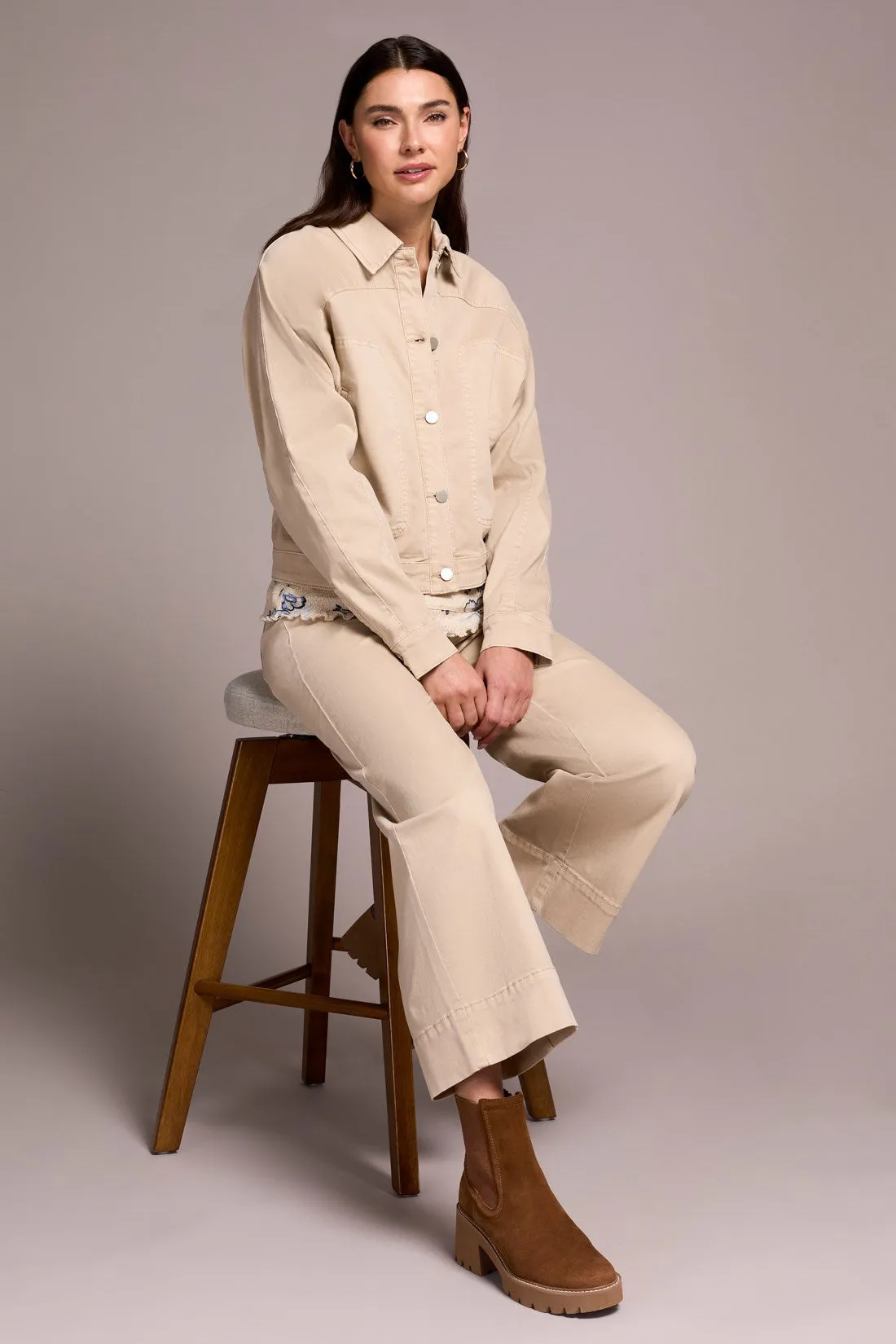 Comfort Stretch Raglan Sleeve Jacket-Sandstone sold by Tribal product image thumbnail 3