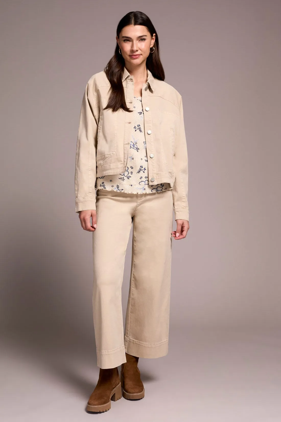 Comfort Stretch Raglan Sleeve Jacket-Sandstone sold by Tribal