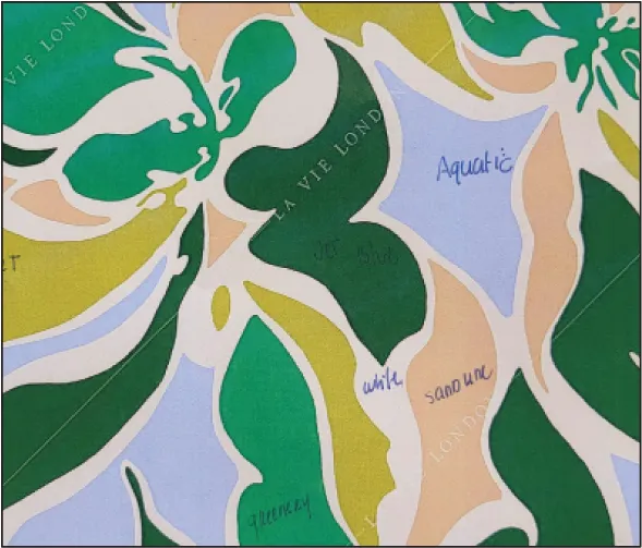 UPF 50+ High Performancee Quarter-Zip Long Sleeve Pullover-Florallime sold by Tribal product image thumbnail 5