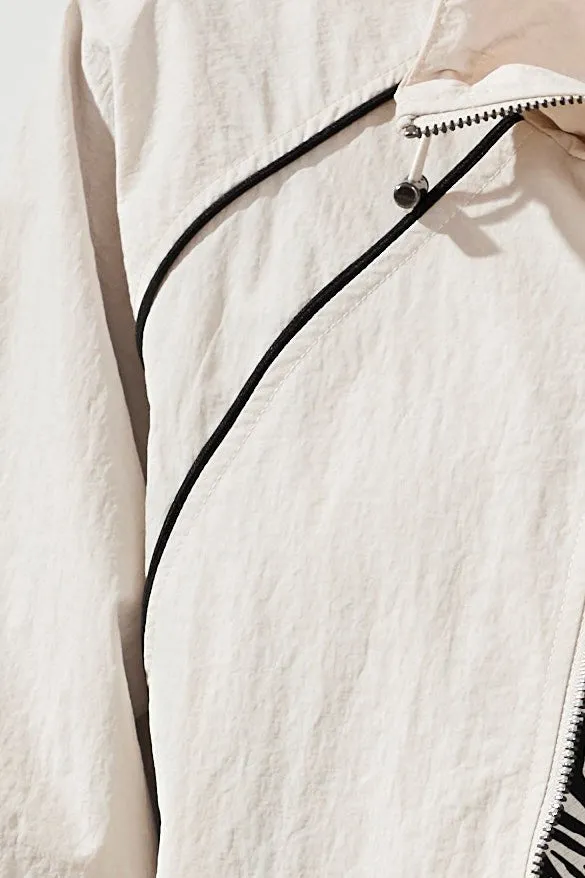 Lightweight Adjustable Zip-Front Windbreaker-Sanddune sold by Tribal product image thumbnail 4