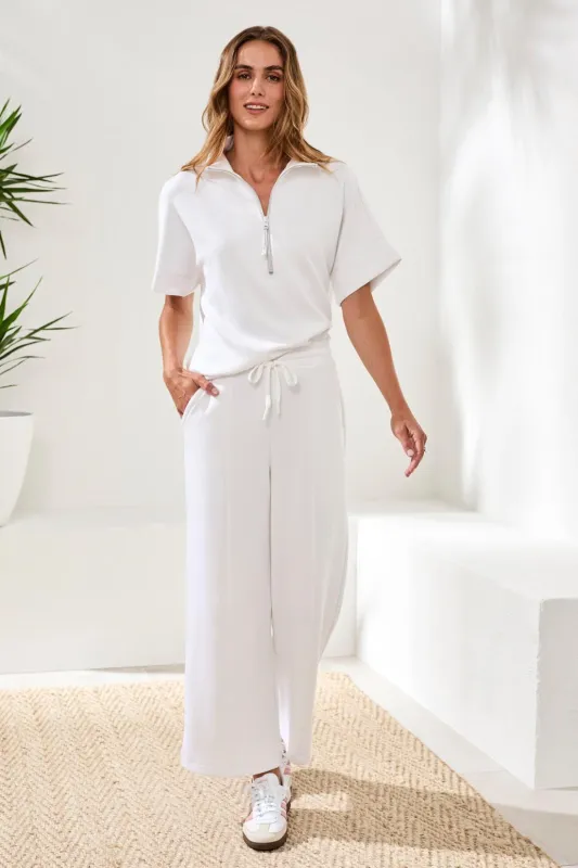 Techno Lux Pull-On Pant Drawcord-White sold by Tribal