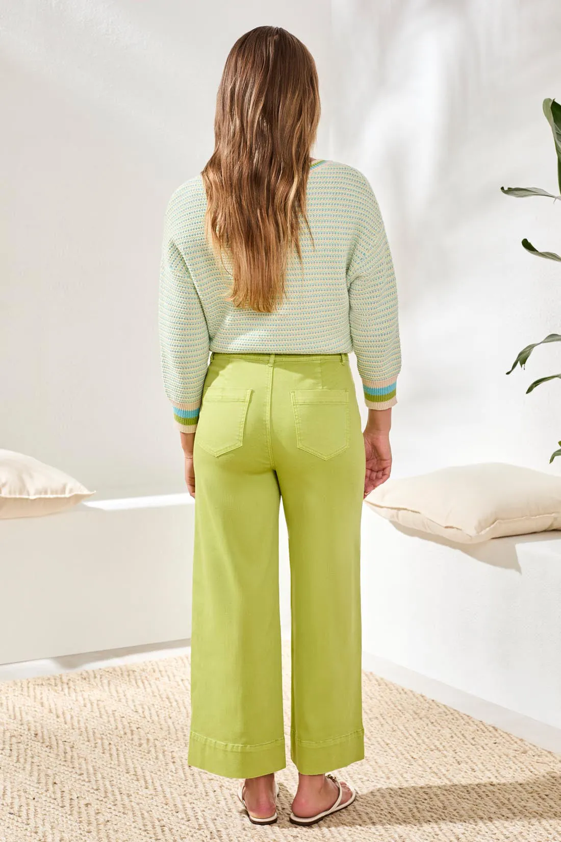 Comfort Stretch High Rise Palazzo Pants-Mintleaf sold by Tribal product image thumbnail 4