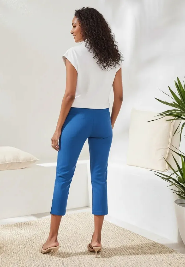 Flatten It® Slim Leg Capris With Snap Vent-Turkishsea sold by Tribal product image thumbnail 2