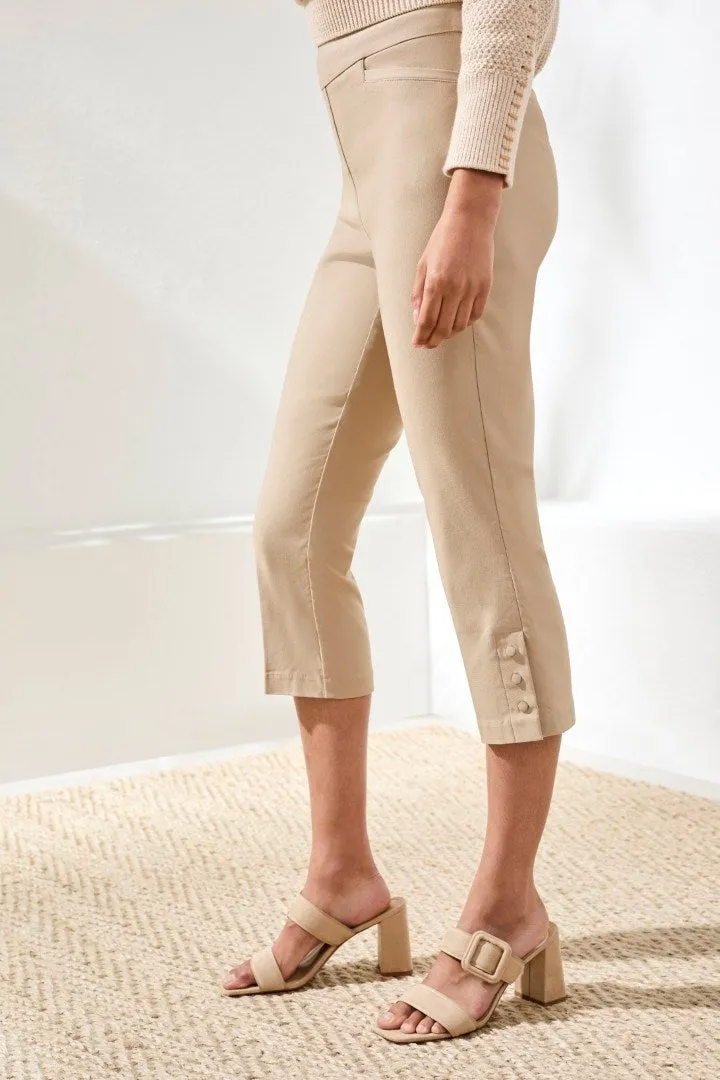 Flatten It® Slim Leg Capris With Snap Vent-Beach sold by Tribal product image thumbnail 4