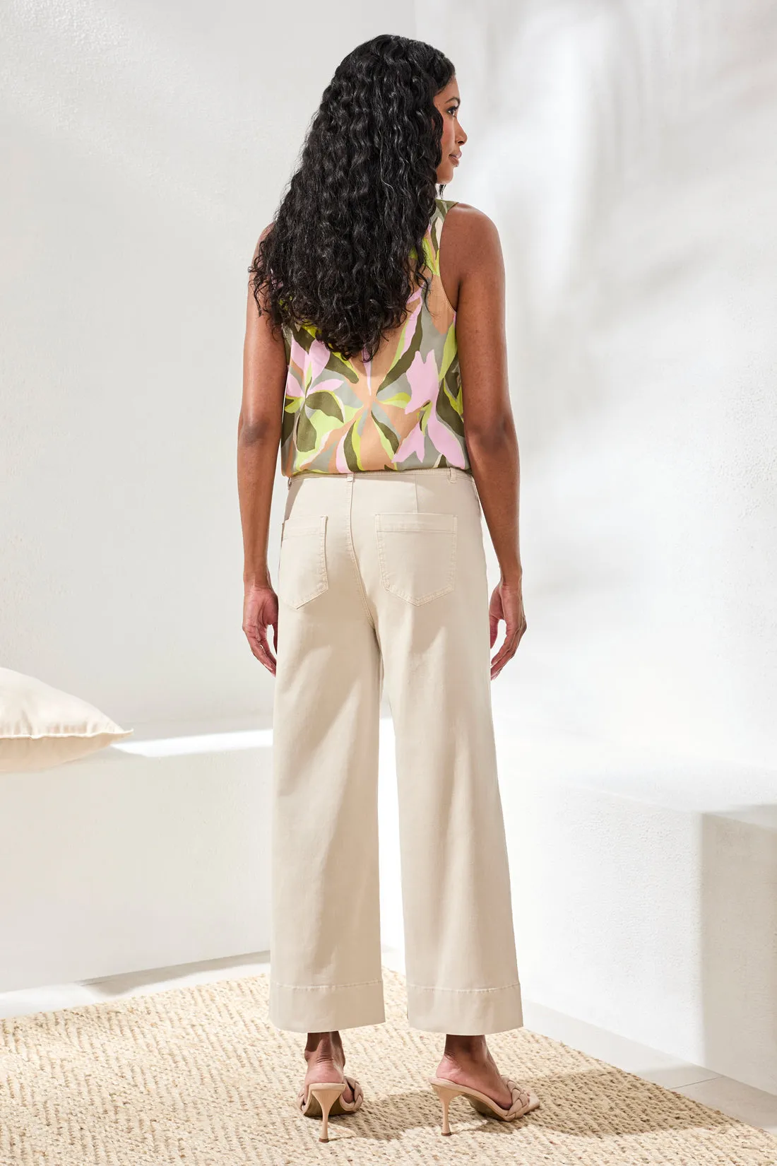 Comfort Stretch High Rise Palazzo Pants-Canvas sold by Tribal product image thumbnail 4