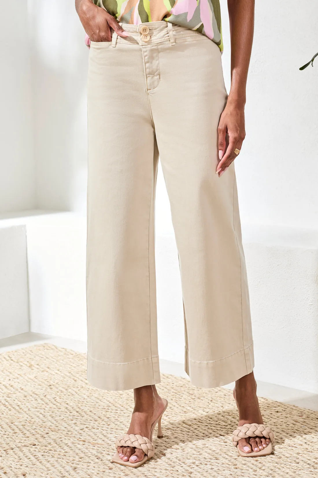 Comfort Stretch High Rise Palazzo Pants-Canvas sold by Tribal product image thumbnail 3