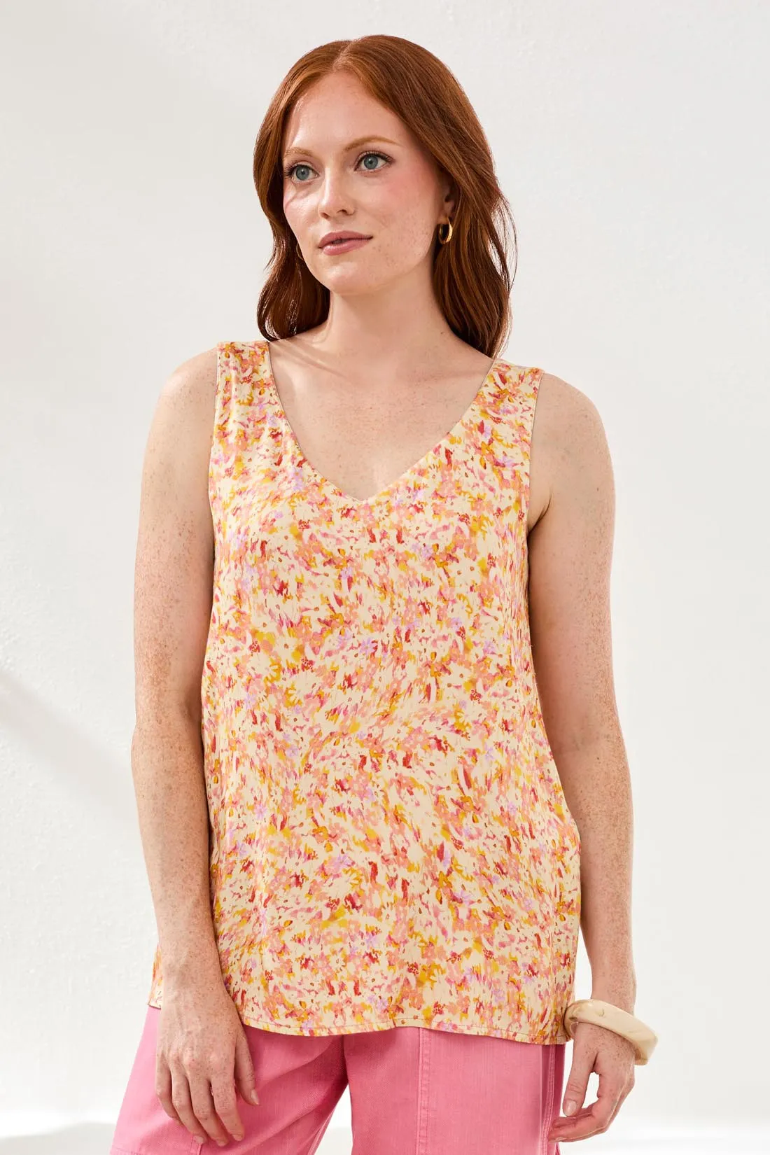 Wear Two Ways Reversible Cami-Rosesilk sold by Tribal product image thumbnail 3