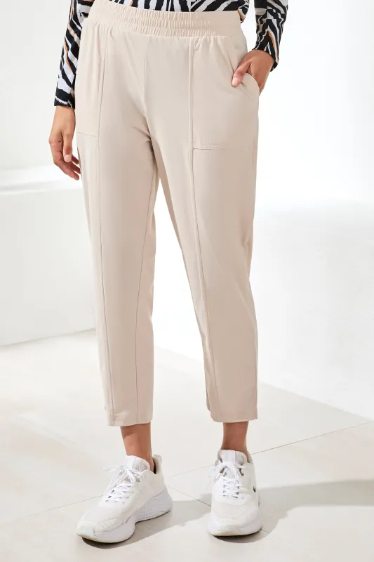 High Performance Stretch 25" Technical Capris-Sanddune made by Tribal
