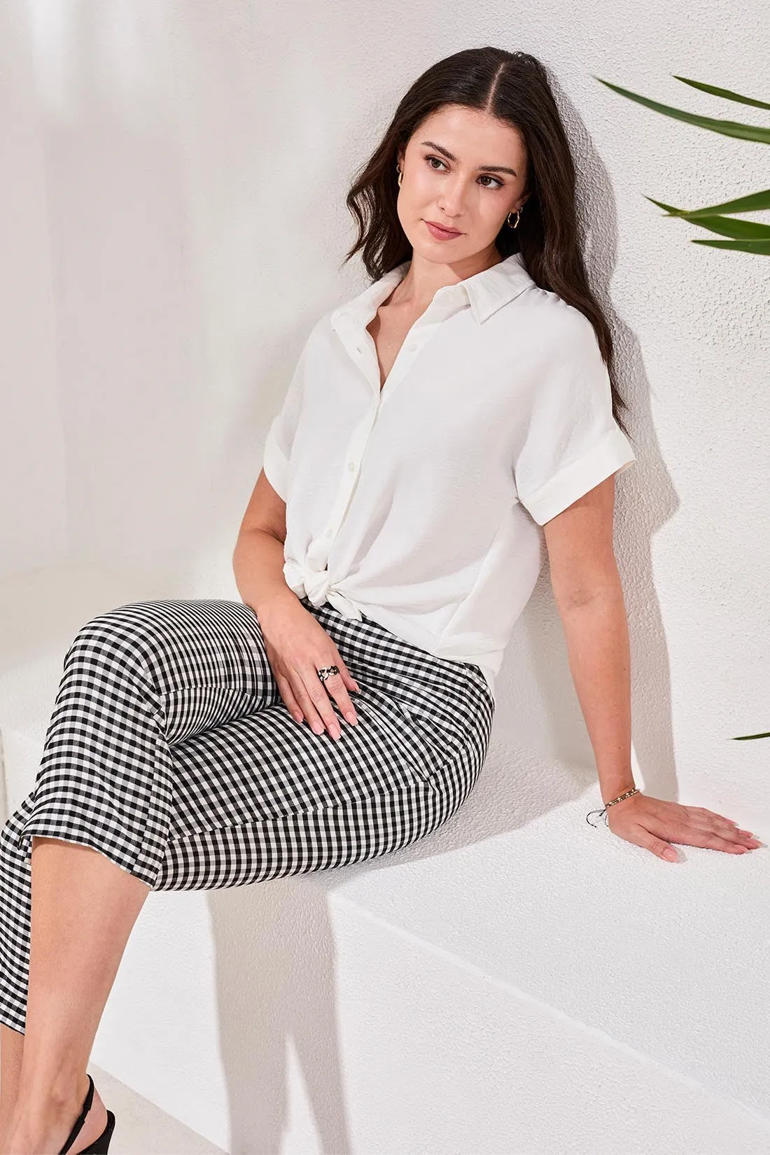 Airflow Relaxed Dolman Button-Down Shirt-Oceanpearl sold by Tribal
