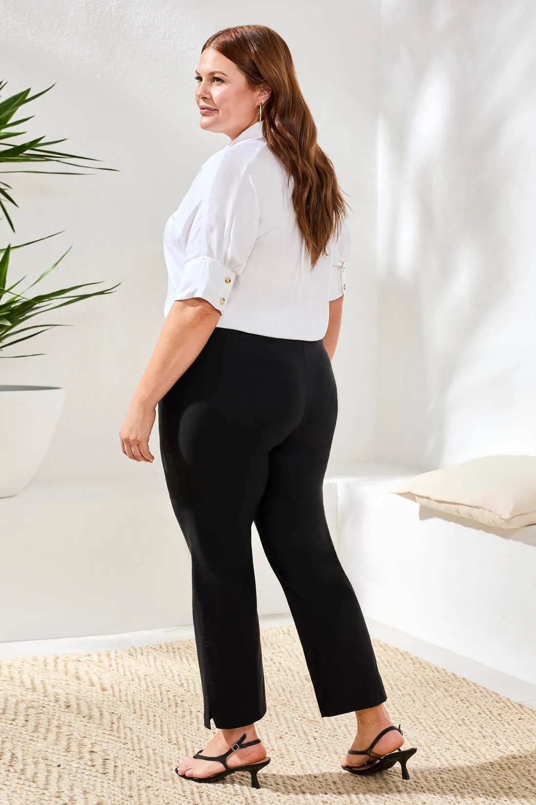 Size Inclusive Year Round Basics Flatten It® Ankle Pants-Black sold by Tribal product image thumbnail 4