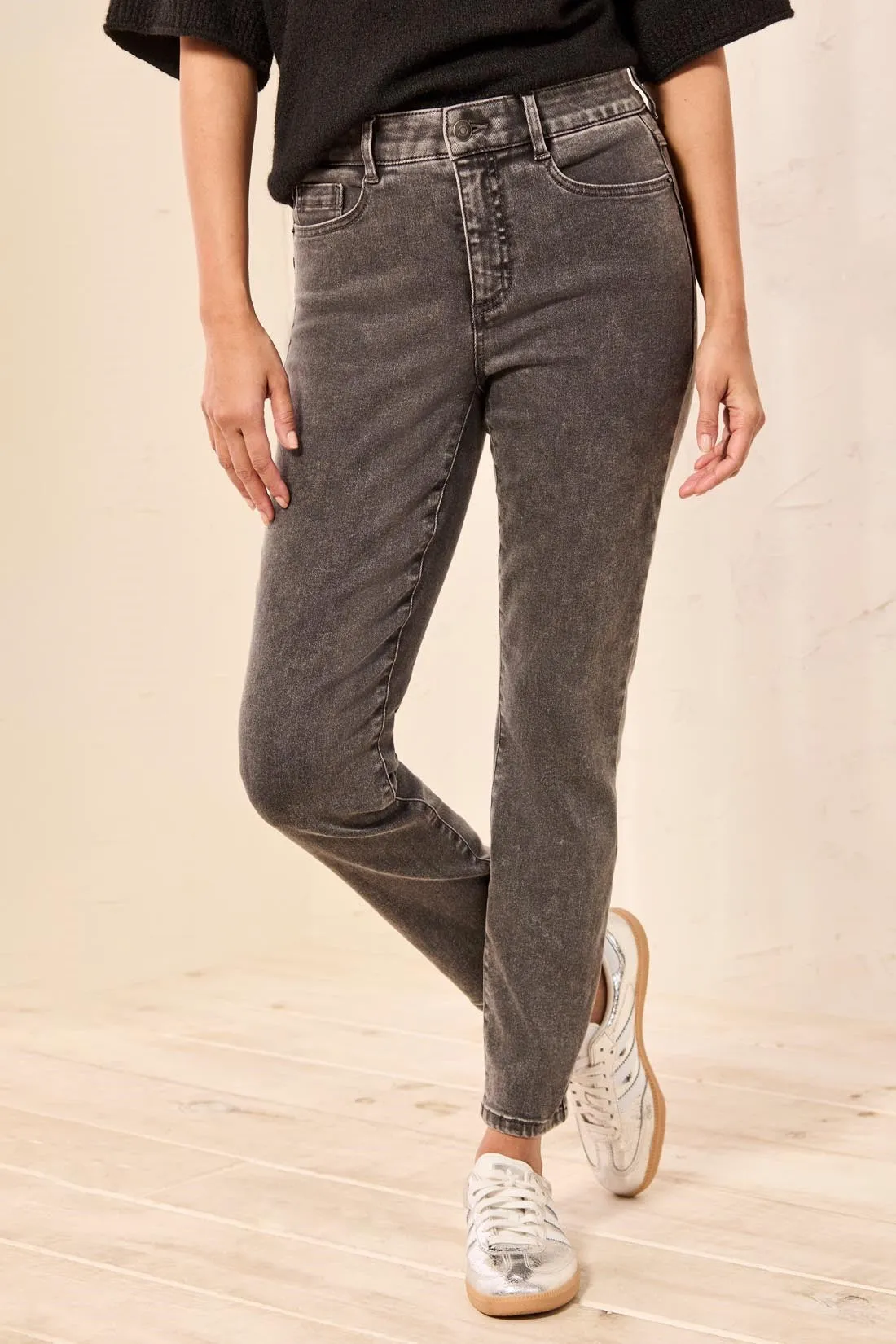 Sophia Curvy Boundless Stretch Denim Slim Leg Jeans-Stormgrey sold by Tribal product image thumbnail 2