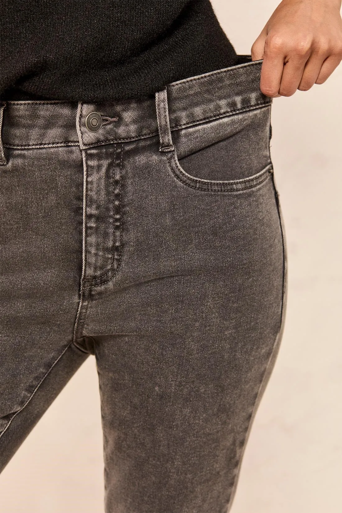 Sophia Curvy Boundless Stretch Denim Slim Leg Jeans-Stormgrey sold by Tribal product image thumbnail 3