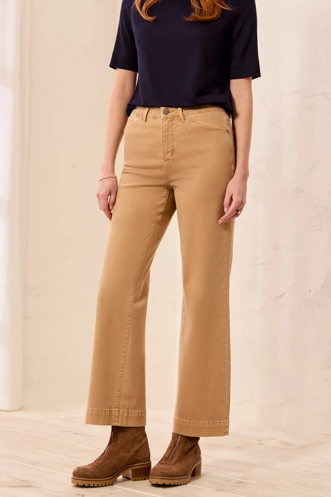 Comfort Stretch Wide Leg Pull-On Pants-Sesame sold by Tribal product image thumbnail 3