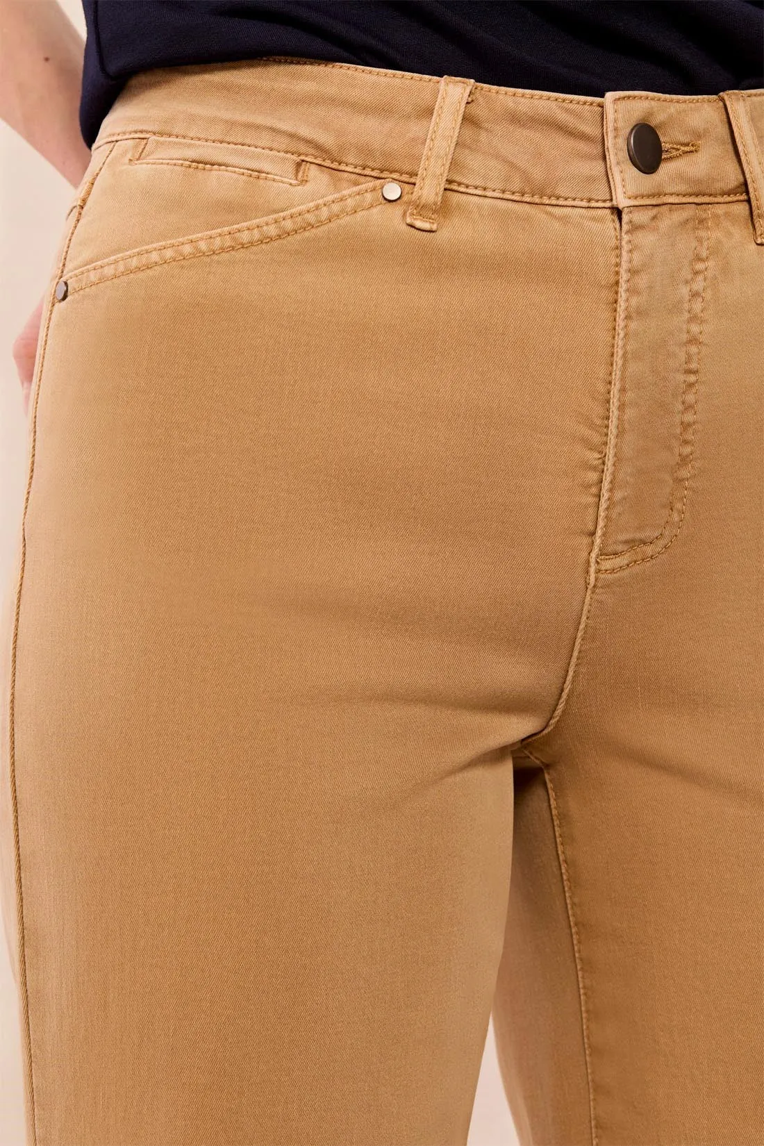 Comfort Stretch Wide Leg Pull-On Pants-Sesame sold by Tribal product image thumbnail 4