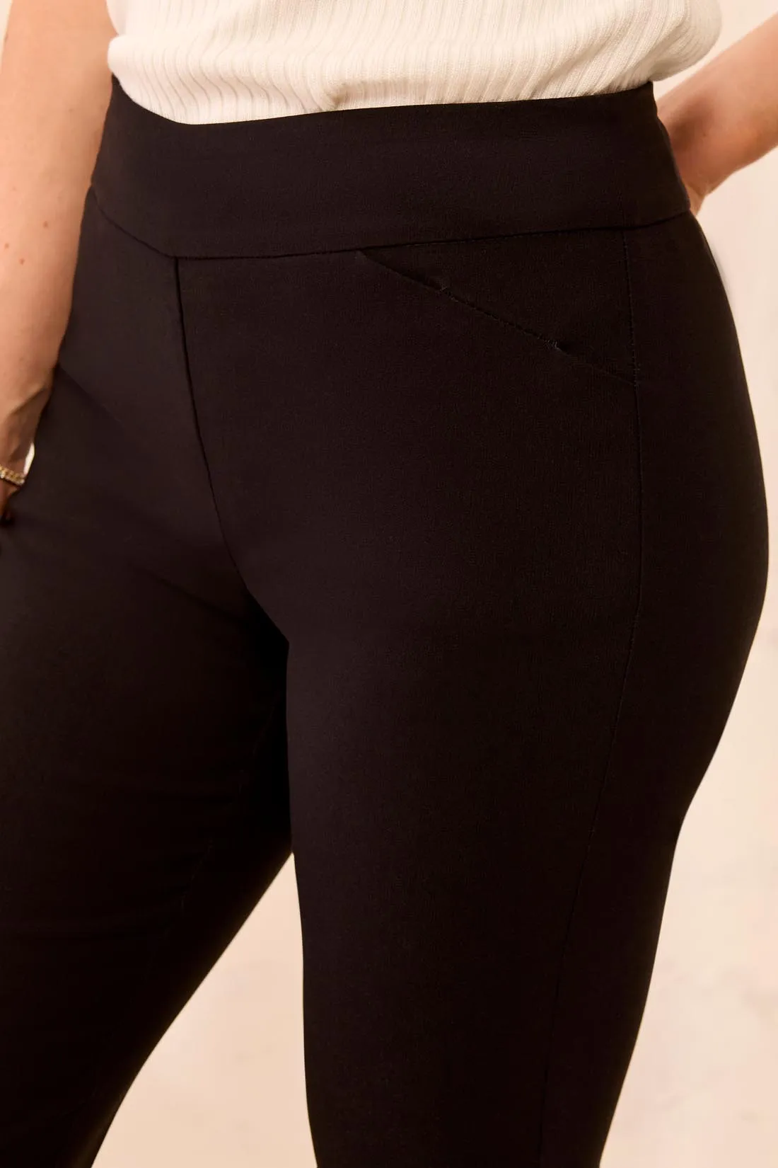 Year Round Basics Flatten It® Tummy Control Pull-On Ankle Pants-Black sold by Tribal product image thumbnail 3