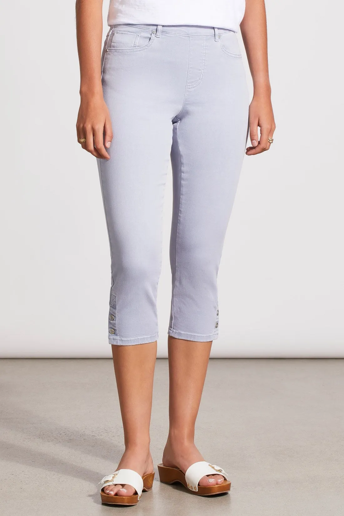 PULL-ON CAPRI WITH HEM VENTS-Zenblue sold by Tribal