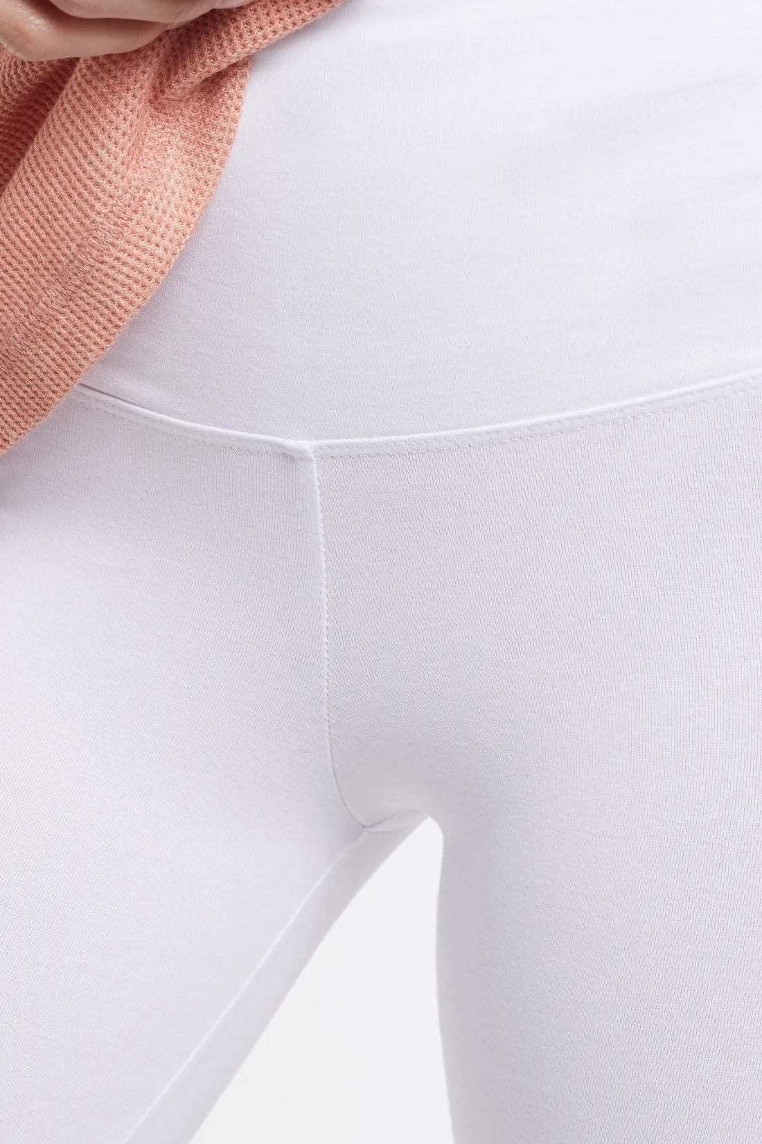 Flatten It® High-Rise Crop 21" Leggings-White sold by Tribal product image thumbnail 4