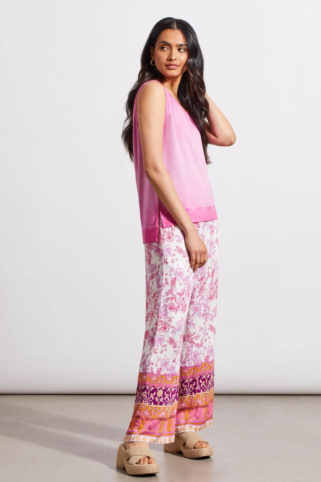 HIGH-LOW TANK TOP-Hi pink sold by Tribal product image thumbnail 3