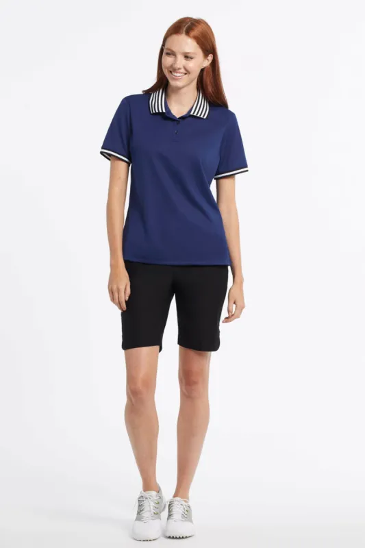 Flatten It® Tummy Control Pull-On Bermuda Shorts-Black sold by Tribal