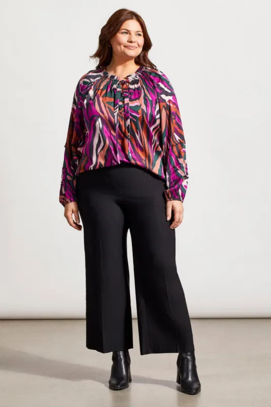 Flatten It® Pull-On Palazzo Ankle Pants-Black sold by Tribal