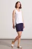 HIGH-LOW TANK TOP-White sold by Tribal