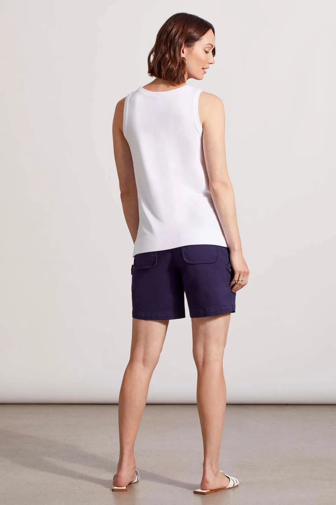 HIGH-LOW TANK TOP-White sold by Tribal product image thumbnail 4