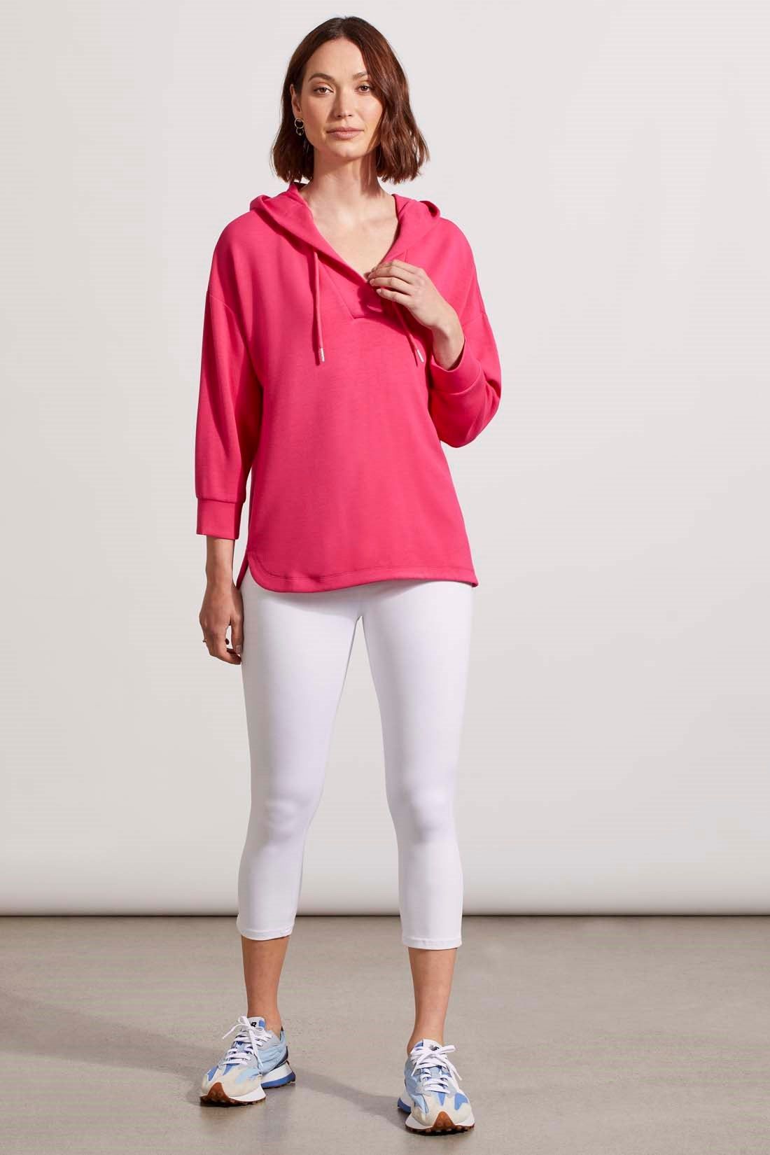 HOODED DOLMAN TUNIC-Raspberry sold by Tribal product image thumbnail 2