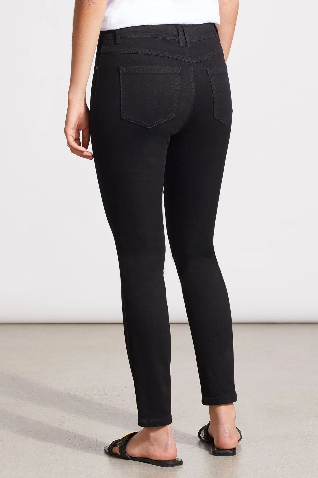 AUDREY ICON PULL-ON ANKLE SKINNY JEANS-Black sold by Tribal product image thumbnail 4