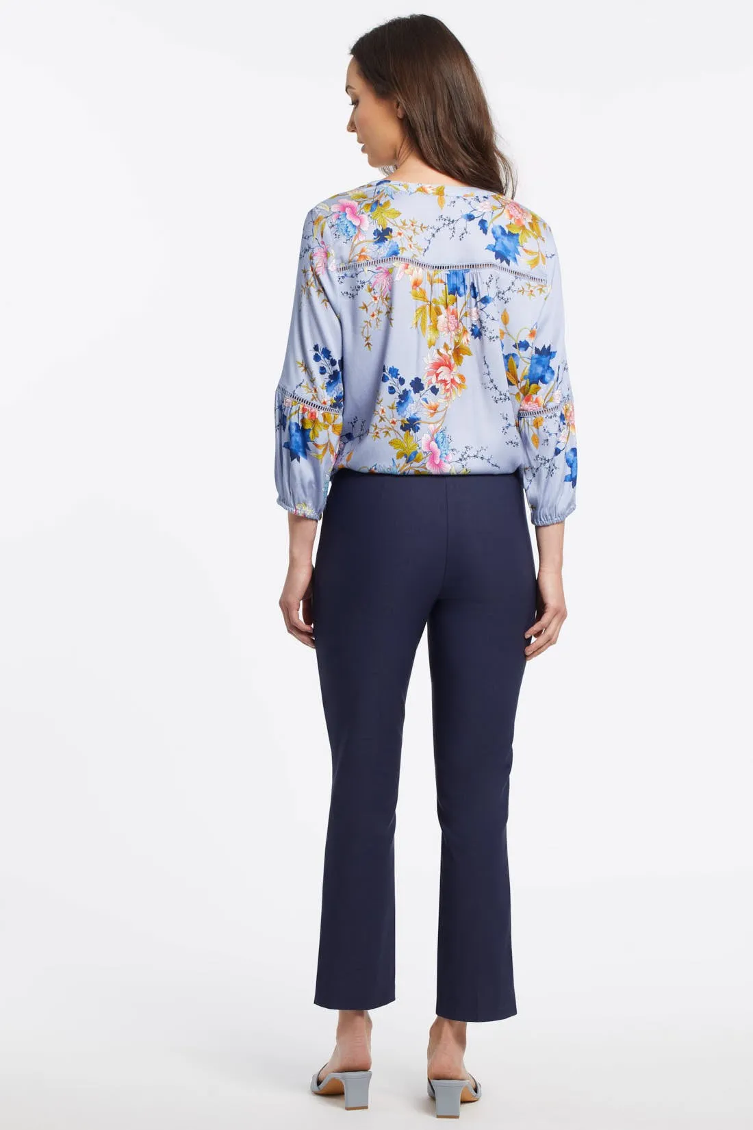 Performance Stretch Flatten It® Slimming Ankle Pants-Deepblue sold by Tribal product image thumbnail 3