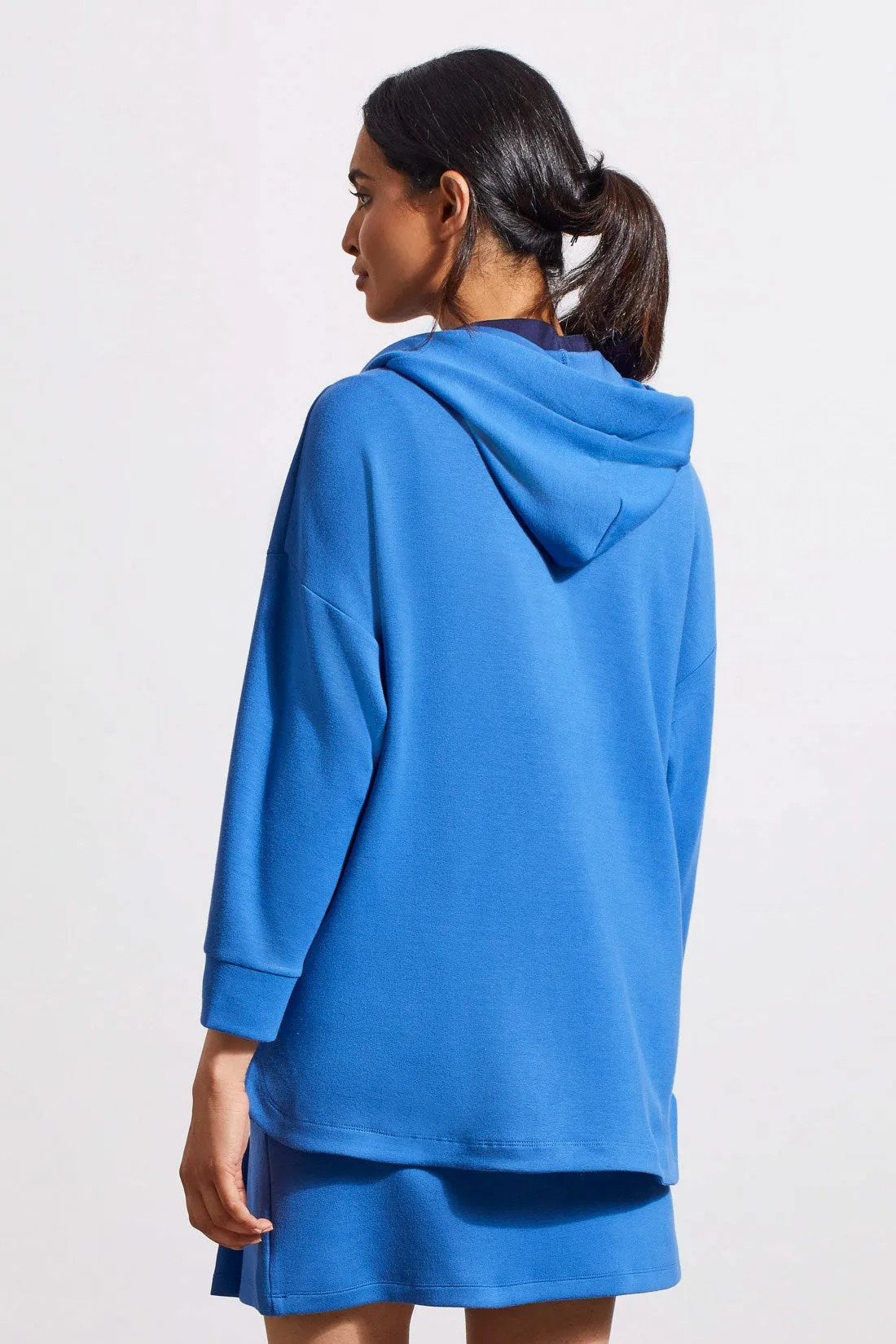 HOODED DOLMAN TUNIC-Cobalt sold by Tribal product image thumbnail 3