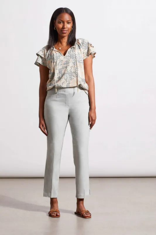 FLATTEN-IT® PULL-ON ANKLE PANT WITH SIDE SLITS-Smoke sold by Tribal