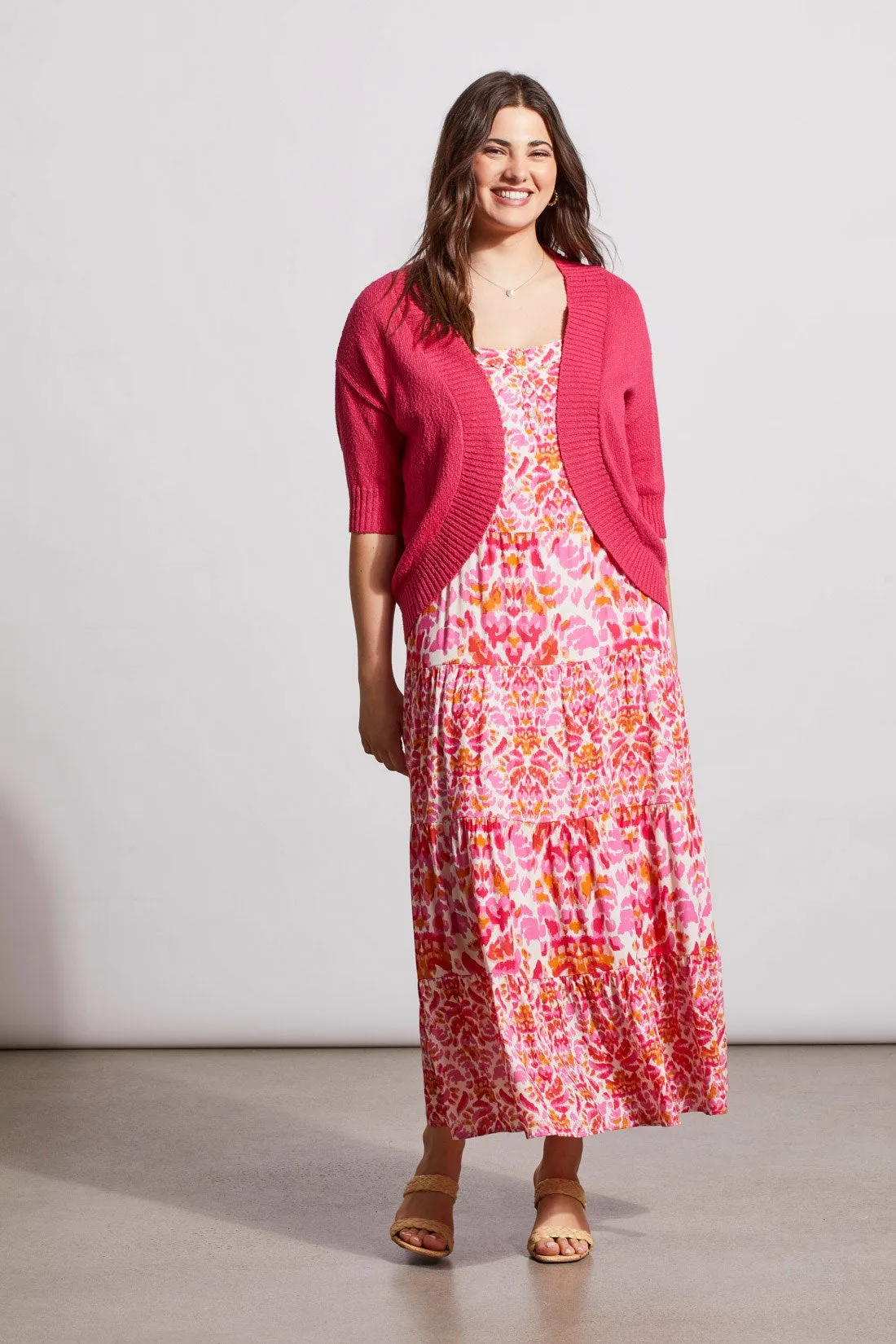 COCOON CARDIGAN-Raspberry sold by Tribal