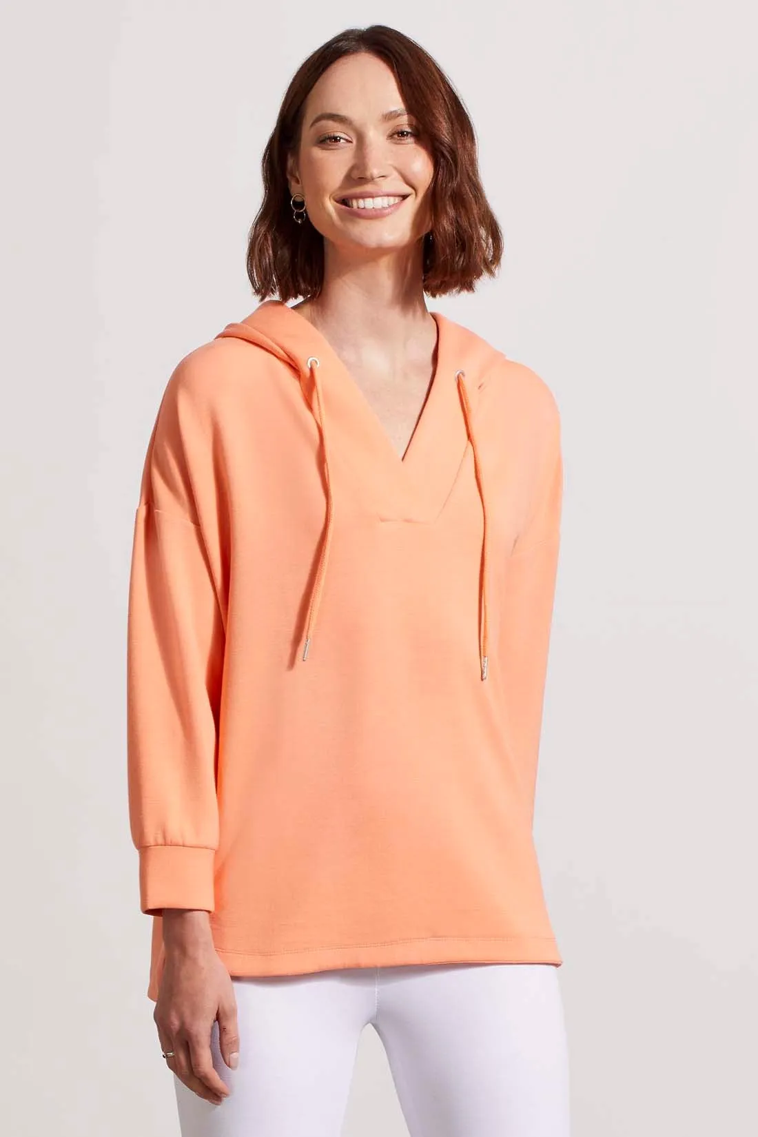 HOODED DOLMAN TUNIC-Pinkpeach sold by Tribal product image thumbnail 2