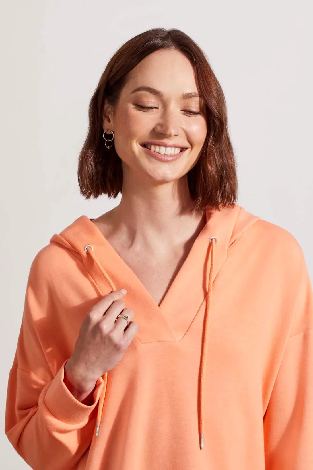 HOODED DOLMAN TUNIC-Pinkpeach sold by Tribal product image thumbnail 3