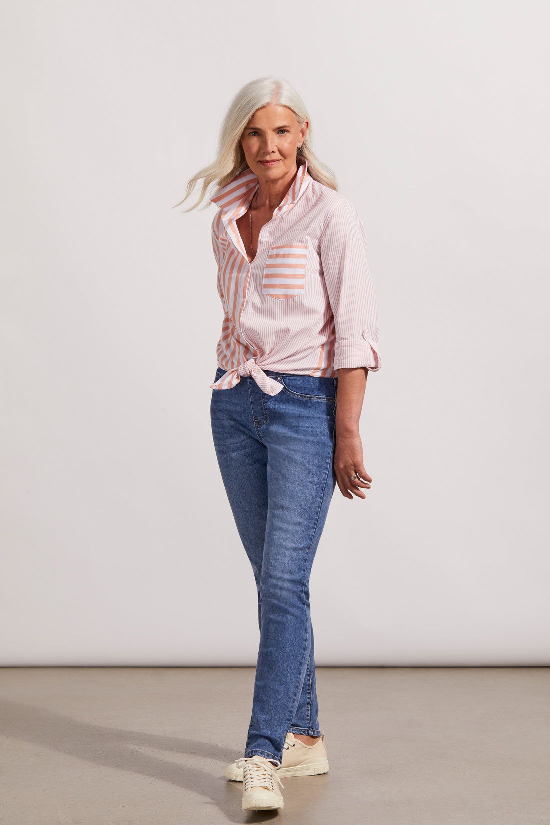 AUDREY PULL-ON FULL LENGTH JEGGING-Dk.vintage sold by Tribal product image thumbnail 3