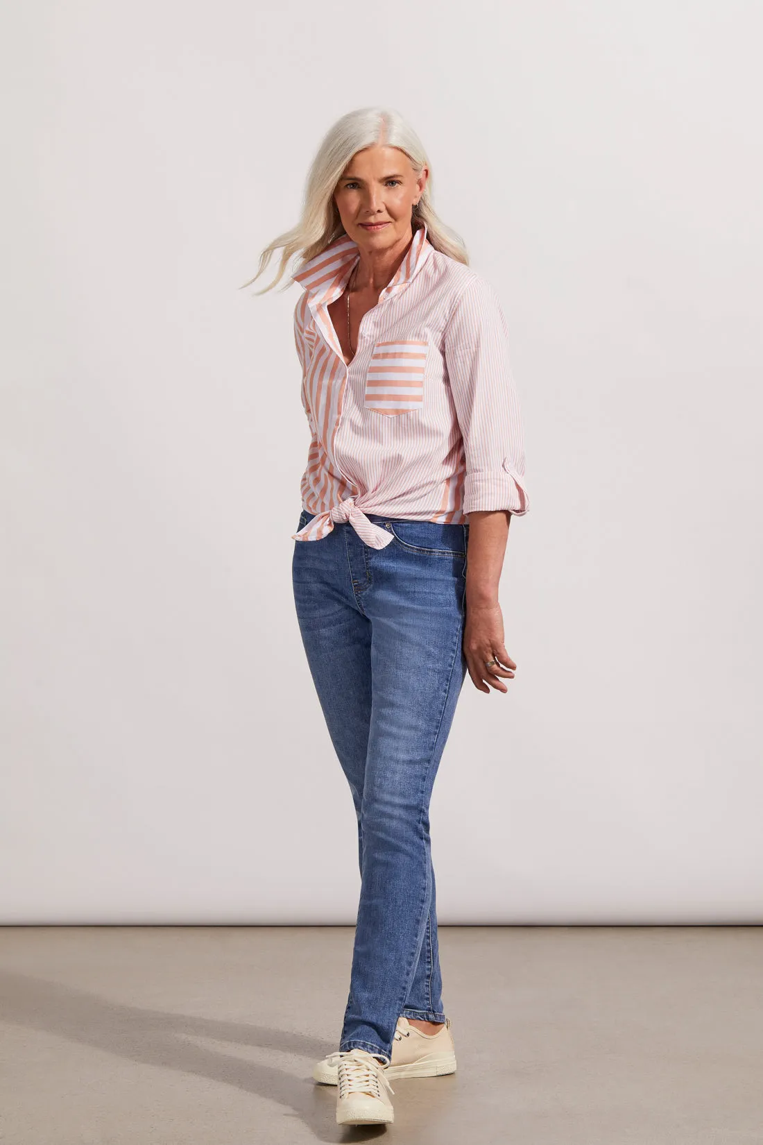 Audrey Pull-On Full Length Jegging-Dk.Vintage sold by Tribal product image thumbnail 3