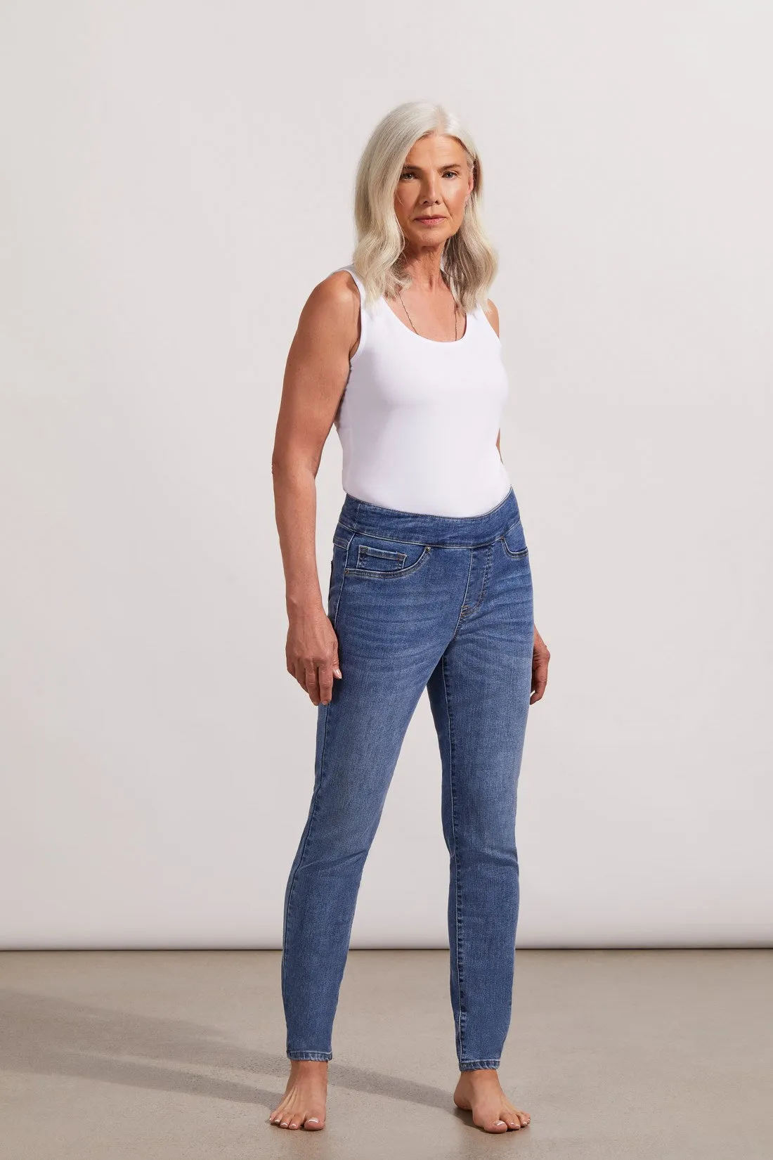 Audrey Pull-On Full Length Jegging-Dk.Vintage sold by Tribal