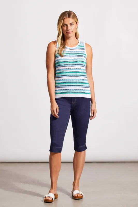 RACERBACK COTTON TANK-Azureblue sold by Tribal