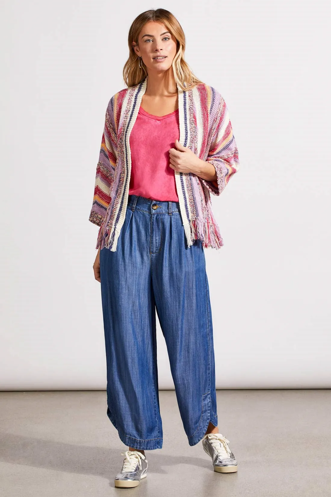 SOFT TOUCH COTTON MIXED MEDIA TOP-Party punch sold by Tribal product image thumbnail 4